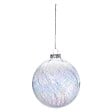 FEERIC LIGHTS & CHRISTMAS - Boule irisée avec picots 10cm verre - vignette