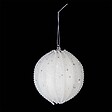 FEERIC LIGHTS & CHRISTMAS - Boule avec perles pailletées D.8cm polystyrène assorti - vignette