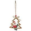 FEERIC LIGHTS & CHRISTMAS - Sujet de Noël Bois Sapin Père Noël Renne 2 Assortiments - vignette