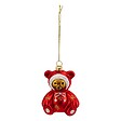 FEERIC LIGHTS & CHRISTMAS - SDN VERRE OURSON ROUGE 8CM - vignette