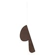 FEERIC LIGHTS & CHRISTMAS - Sujet champignon papier H.15cm marron - vignette