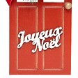 FEERIC LIGHTS & CHRISTMAS - SDN BOIS PORTE JN ROUGE 15CM - vignette