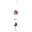 FEERIC LIGHTS & CHRISTMAS - Suspension long bois maison écorce - vignette