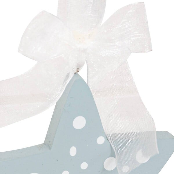 FEERIC LIGHTS & CHRISTMAS - SDN BOIS ETOILE RUB BLEU 11CM - large