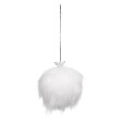 FEERIC LIGHTS & CHRISTMAS - Sujet de Noël Boule Textile Couronne 8 cm - vignette