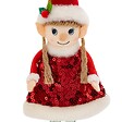 FEERIC LIGHTS & CHRISTMAS - Sujet lutin H.20cm polyester assorti - vignette