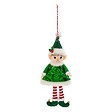FEERIC LIGHTS & CHRISTMAS - Sujet lutin H.20cm polyester assorti - vignette