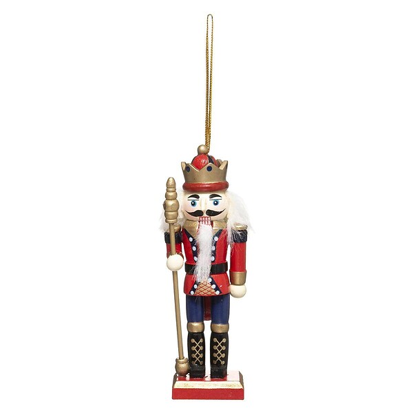 FEERIC LIGHTS & CHRISTMAS - Sujet casse noisette H.12cm bois rouge - large