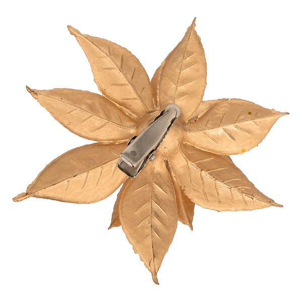 FEERIC LIGHTS & CHRISTMAS - SDN PLAST FLEUR X5 DORE 8CM - large
