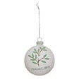 FEERIC LIGHTS & CHRISTMAS - BDN VERRE 80MM JF GUI BLANC - vignette