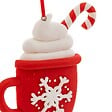 FEERIC LIGHTS & CHRISTMAS - Sujet tasse chocolat chaud résine H.11cm rouge - vignette