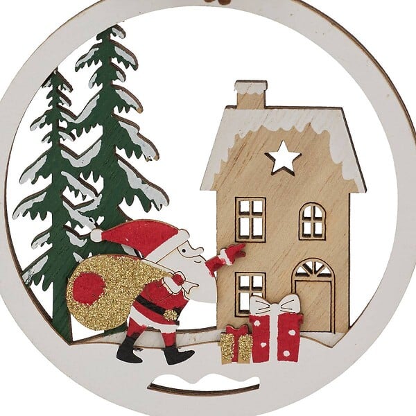 FEERIC LIGHTS & CHRISTMAS - SDN BOIS ROND 2ASS PN/GNOME - large