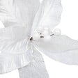 FEERIC LIGHTS & CHRISTMAS - SDN POINSETTIA BLC FEUILL 27CM - vignette