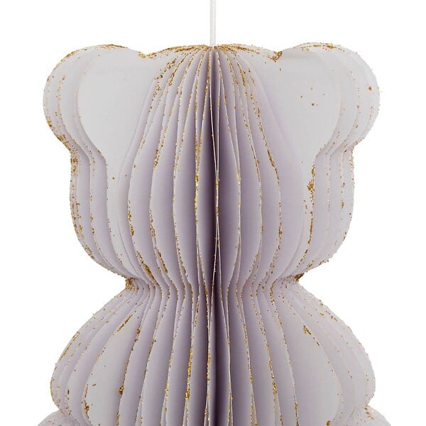 FEERIC LIGHTS & CHRISTMAS - SDN PAPIER OURSON BLANC 12CM - large