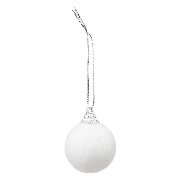 FEERIC LIGHTS & CHRISTMAS - Sujet de noël sachet boules en polyfoam et pomme de pin - large