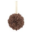 FEERIC LIGHTS & CHRISTMAS - SDN PLF BOULE FLEURS MARR 10CM - vignette