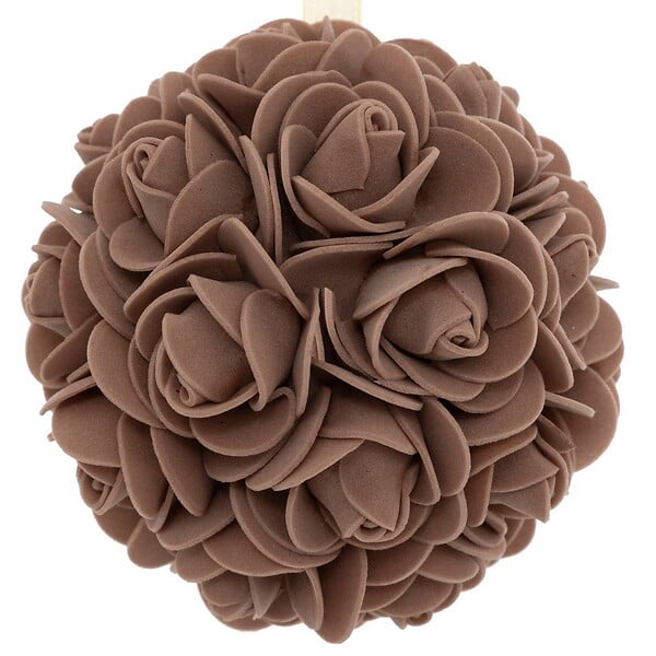 FEERIC LIGHTS & CHRISTMAS - SDN PLF BOULE FLEURS MARR 10CM - large