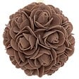 FEERIC LIGHTS & CHRISTMAS - SDN PLF BOULE FLEURS MARR 10CM - vignette