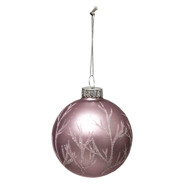 FEERIC LIGHTS & CHRISTMAS - Boule de Noël Verre 70 mm Arbre 3 Assortiments - large