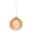 FEERIC LIGHTS & CHRISTMAS - BDN VERRE 80MM SAPIN BL OR - vignette