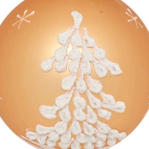 FEERIC LIGHTS & CHRISTMAS - BDN VERRE 80MM SAPIN BL OR - large