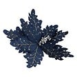 FEERIC LIGHTS & CHRISTMAS - SDN POINSETTIA BLEU NUIT 36CM - vignette