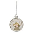 FEERIC LIGHTS & CHRISTMAS - BDN VERRE 80MM FEE OR PAILL - vignette
