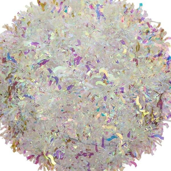FEERIC LIGHTS & CHRISTMAS - Boule holographique D.15cm blanc - large