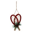 FEERIC LIGHTS & CHRISTMAS - SDN BOIS RAQUETTES ROUGE 18CM - vignette