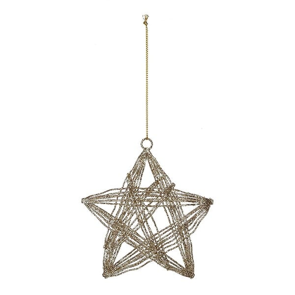 FEERIC LIGHTS & CHRISTMAS - Sujet filaire boule ou étoile métal assorti - large