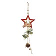 FEERIC LIGHTS & CHRISTMAS - Sujet de Noël Long Bois Feuille Pommier 2 Assortiment - vignette