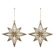 FEERIC LIGHTS & CHRISTMAS - Lot de 2 sujets étoile polaire H.17cm doré - vignette