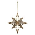 FEERIC LIGHTS & CHRISTMAS - Lot de 2 sujets étoile polaire H.17cm doré - vignette