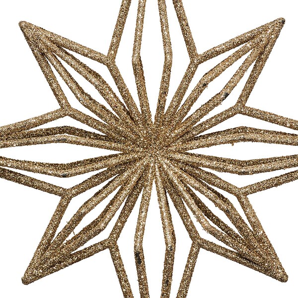 FEERIC LIGHTS & CHRISTMAS - Lot de 2 sujets étoile polaire H.17cm doré - large