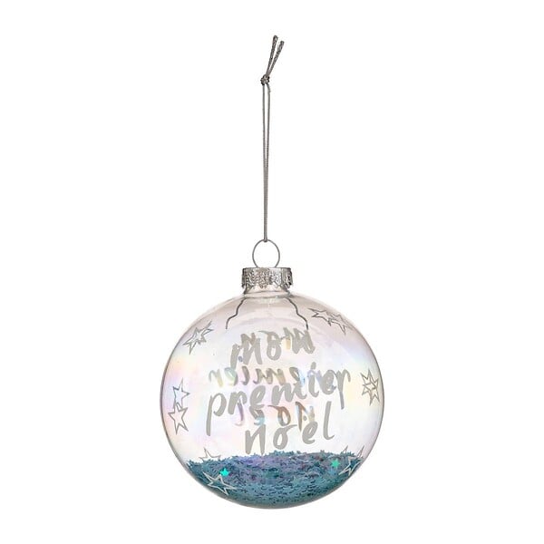 FEERIC LIGHTS & CHRISTMAS - Boule de Noel Verre 80 mm - large