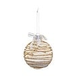 FEERIC LIGHTS & CHRISTMAS - Boule avec billes à l'intérieur D.8cm or - vignette