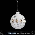 FEERIC LIGHTS & CHRISTMAS - Boule Noël et étoile 8cm verre - vignette