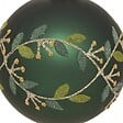 FEERIC LIGHTS & CHRISTMAS - Boule verre branche de gui D.8cm vert - vignette
