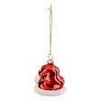 FEERIC LIGHTS & CHRISTMAS - Sujet bonnet clochette verre H.6cm rouge - vignette