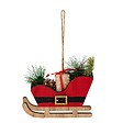 FEERIC LIGHTS & CHRISTMAS - Sujet traîneau bois H.12,5cm rouge - vignette
