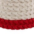 FEERIC LIGHTS & CHRISTMAS - Sujet cloche décor houx coton crochet H.9cm blanc - vignette