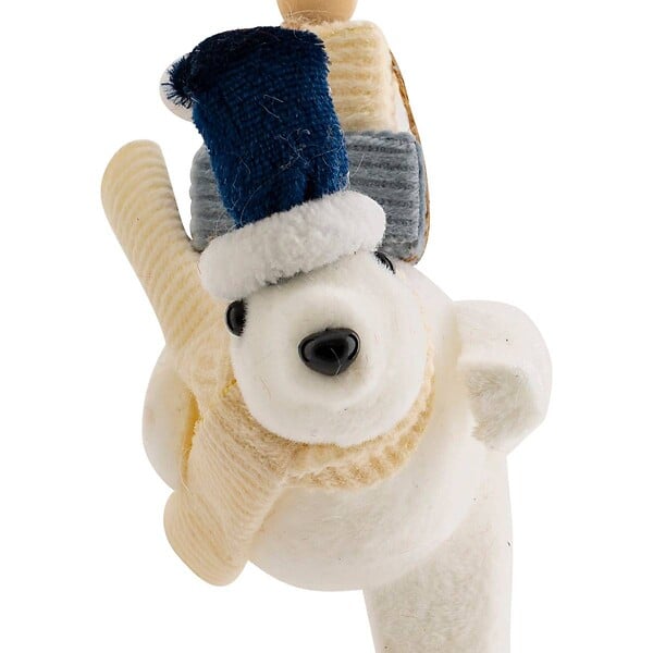 FEERIC LIGHTS & CHRISTMAS - SDN PLF OURS BL CADEAUX 12CM - large