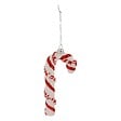 FEERIC LIGHTS & CHRISTMAS - Sujet sucre d'orge verre H.15cm rouge et blanc - vignette