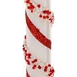 FEERIC LIGHTS & CHRISTMAS - Sujet sucre d'orge verre H.15cm rouge et blanc - vignette