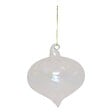 FEERIC LIGHTS & CHRISTMAS - Boule forme goutte irisée 8cm verre - vignette