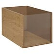 FEERIC LIGHTS & CHRISTMAS - Cube expo 42x24cm bois et PET transparent - vignette