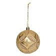 FEERIC LIGHTS & CHRISTMAS - Boule relief paillettes D.8cm doré - vignette