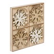 FEERIC LIGHTS & CHRISTMAS - SDN SET BOIS 12PCS FORME 4ASS - vignette