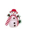 FEERIC LIGHTS & CHRISTMAS - Sujet bonhomme de neige boule 17cm polystyrène - vignette