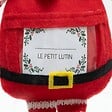 FEERIC LIGHTS & CHRISTMAS - Sujet lutin avec étiquette nom 20cm polyester garçon - vignette